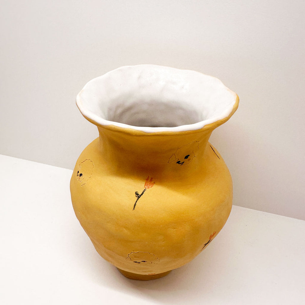Lemon Lamby Vase