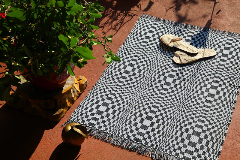 Luna OP-Checkered  Tablecloth/Rug