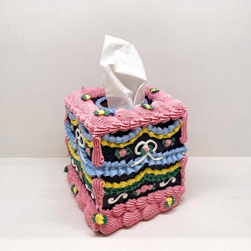 Pretty Shitty Cake Tissue Box
