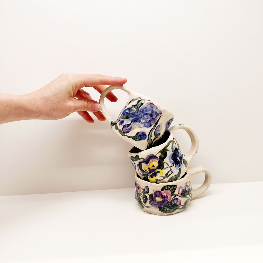 Blue Garden Mug