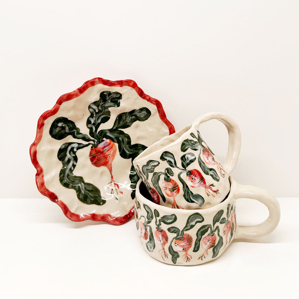 Red Garden Mug