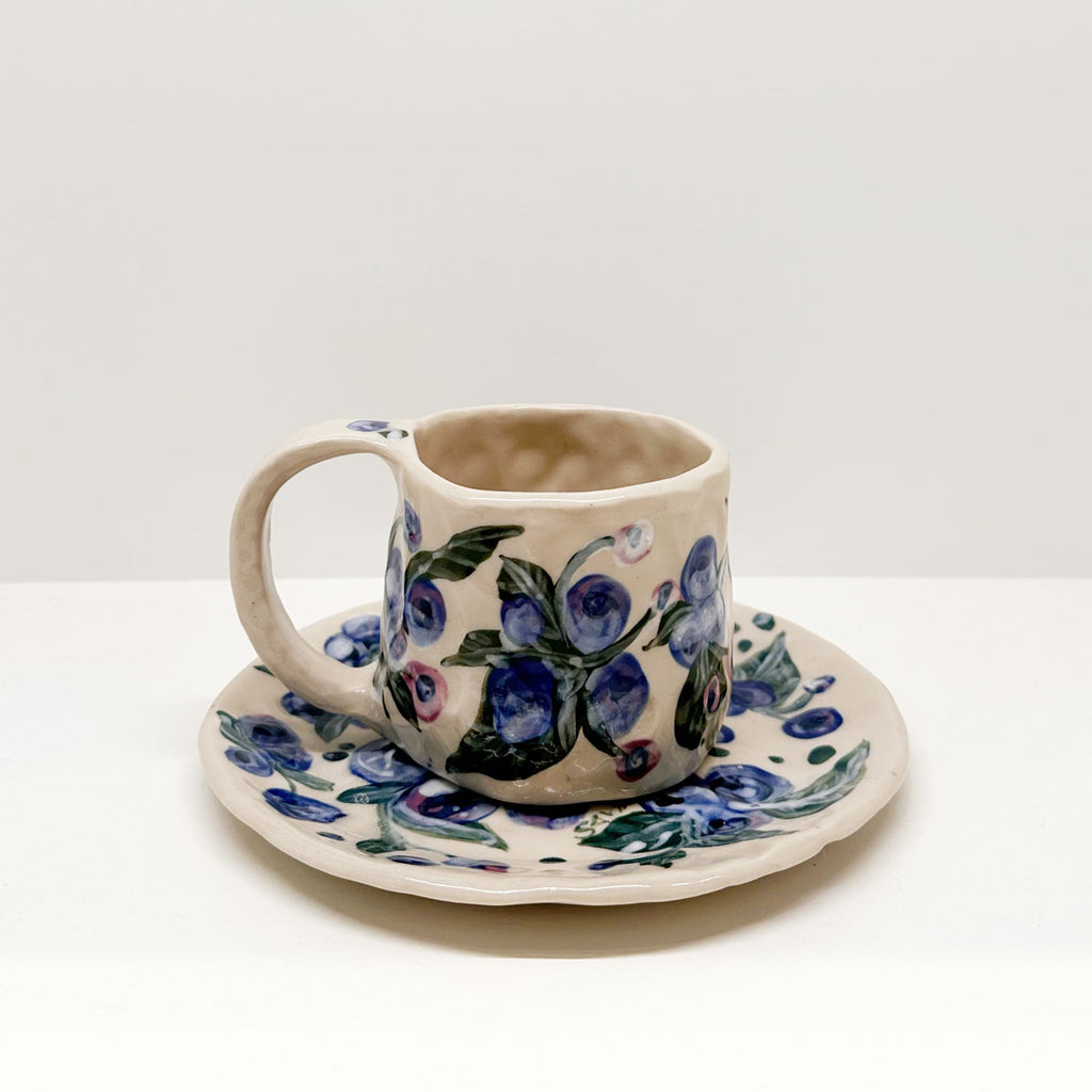 Blue Garden Mug