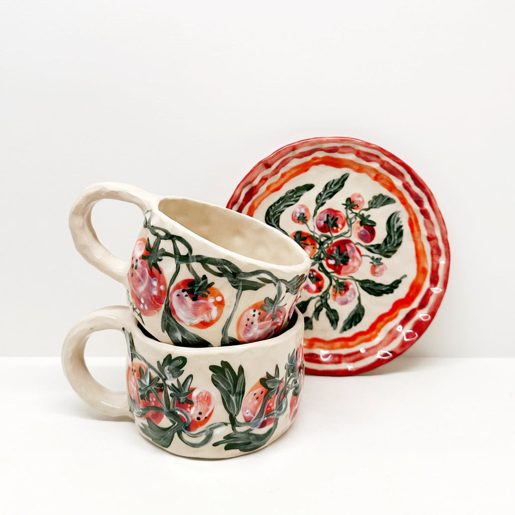 Red Garden Mug