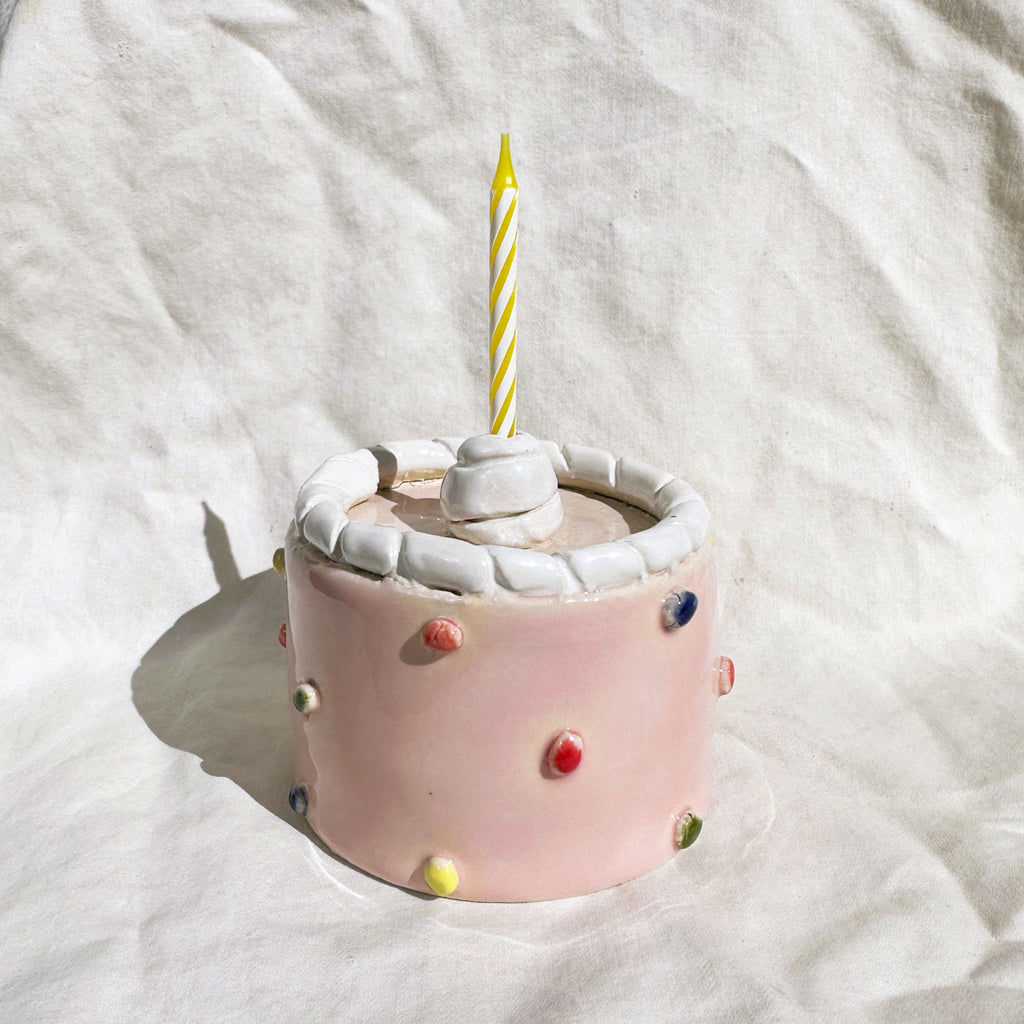 Ceramic Birthday Cake