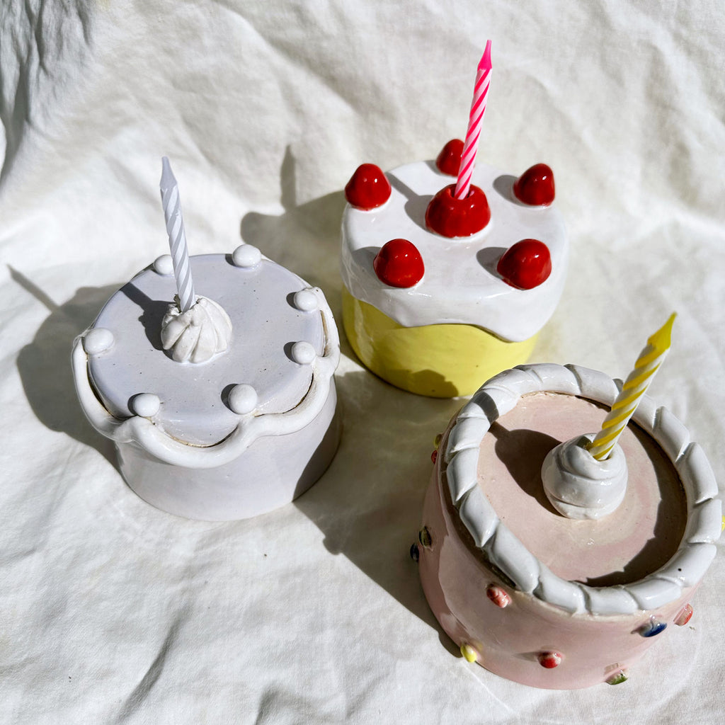 Ceramic Birthday Cake