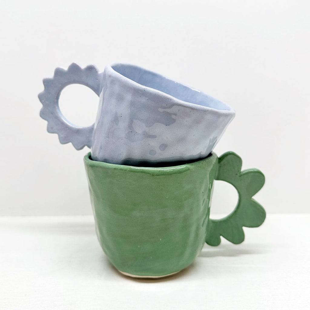 Flower Handle Mug