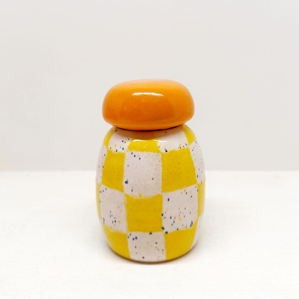 Patterned Ceramic Jar