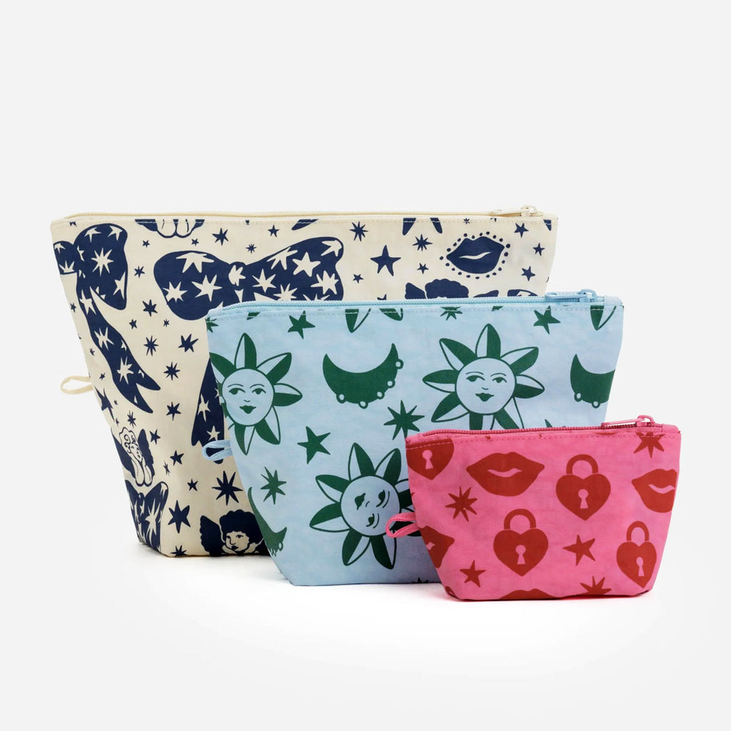 Go Pouch Set of 3 - Charms