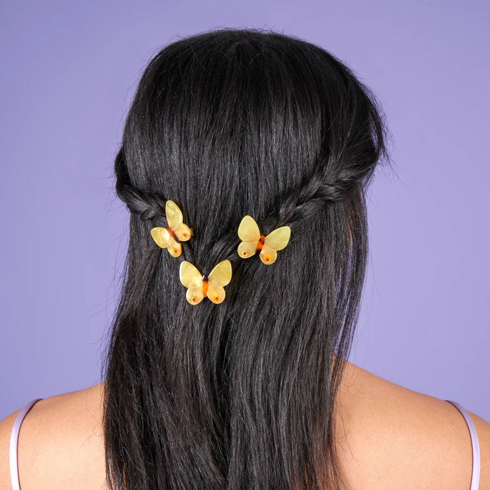 Little Butterfly & Flower Hair Clip