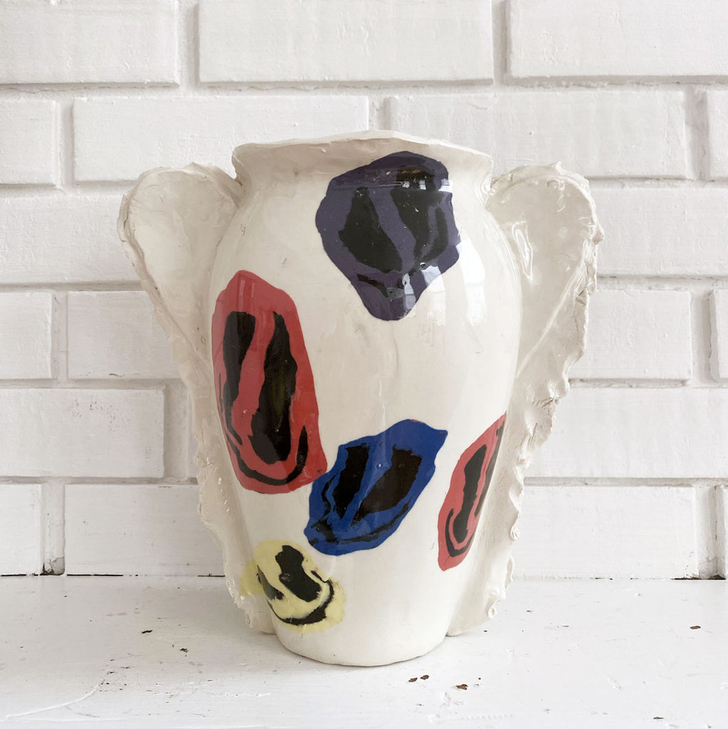 XL Smiley Vase