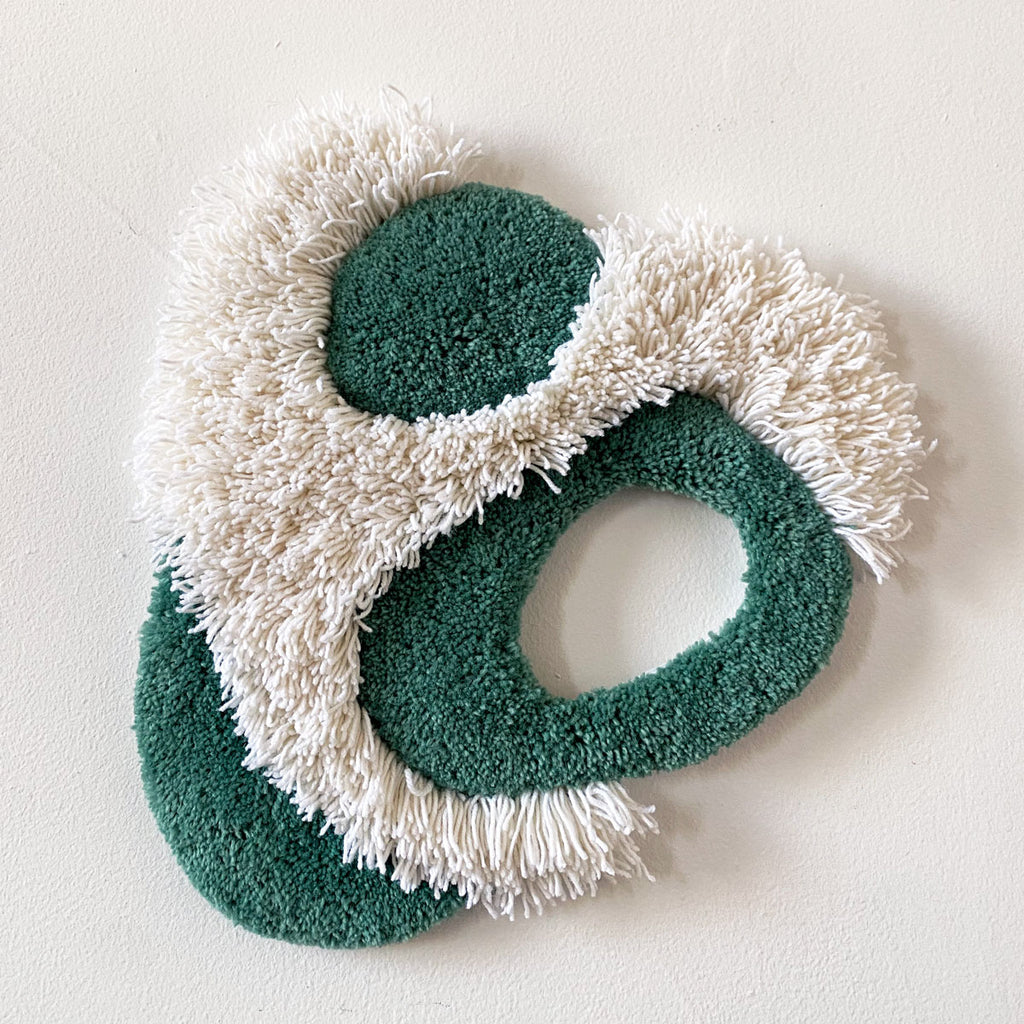Teal Furry Wall Object
