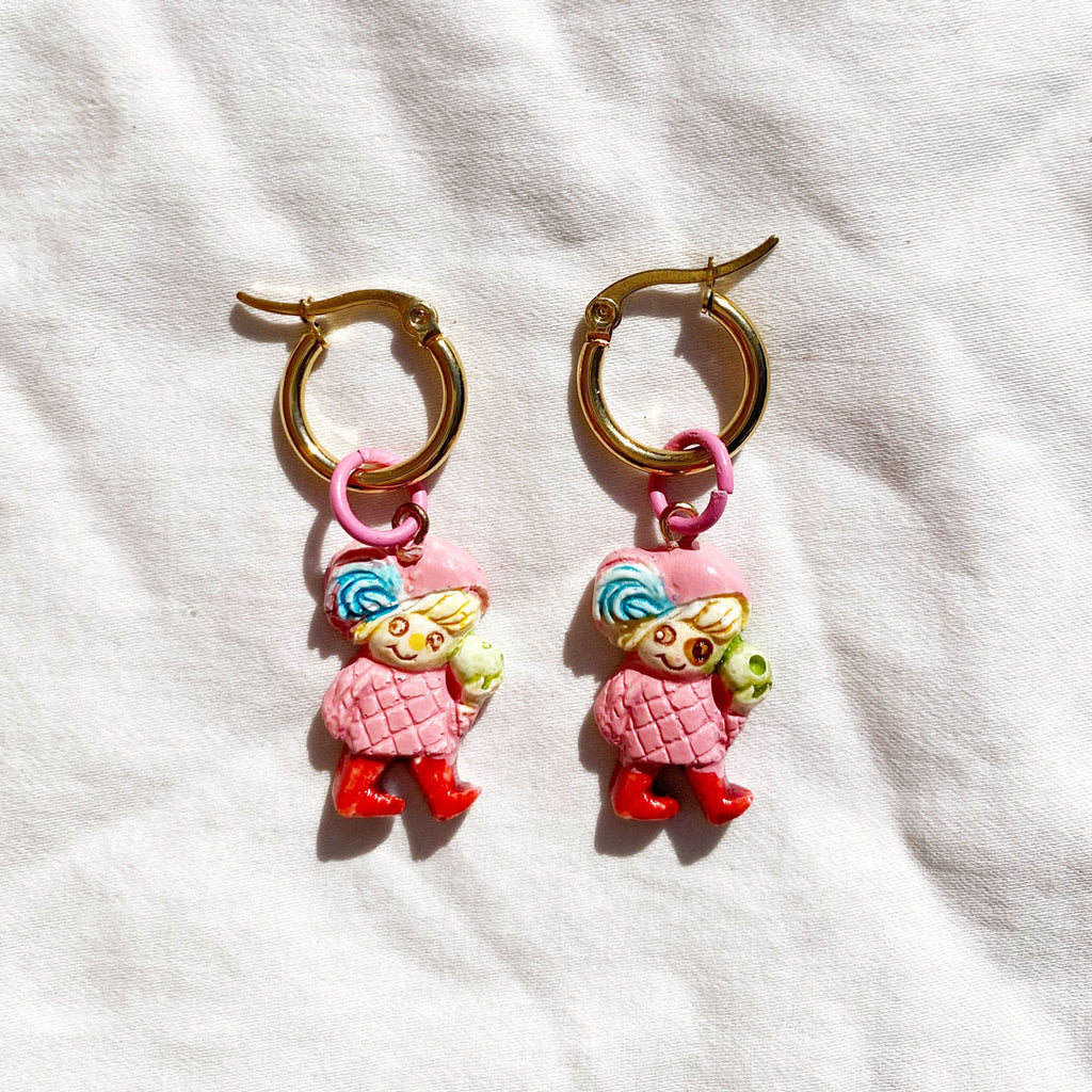 Vintage Ragamuffin Charm Earrings