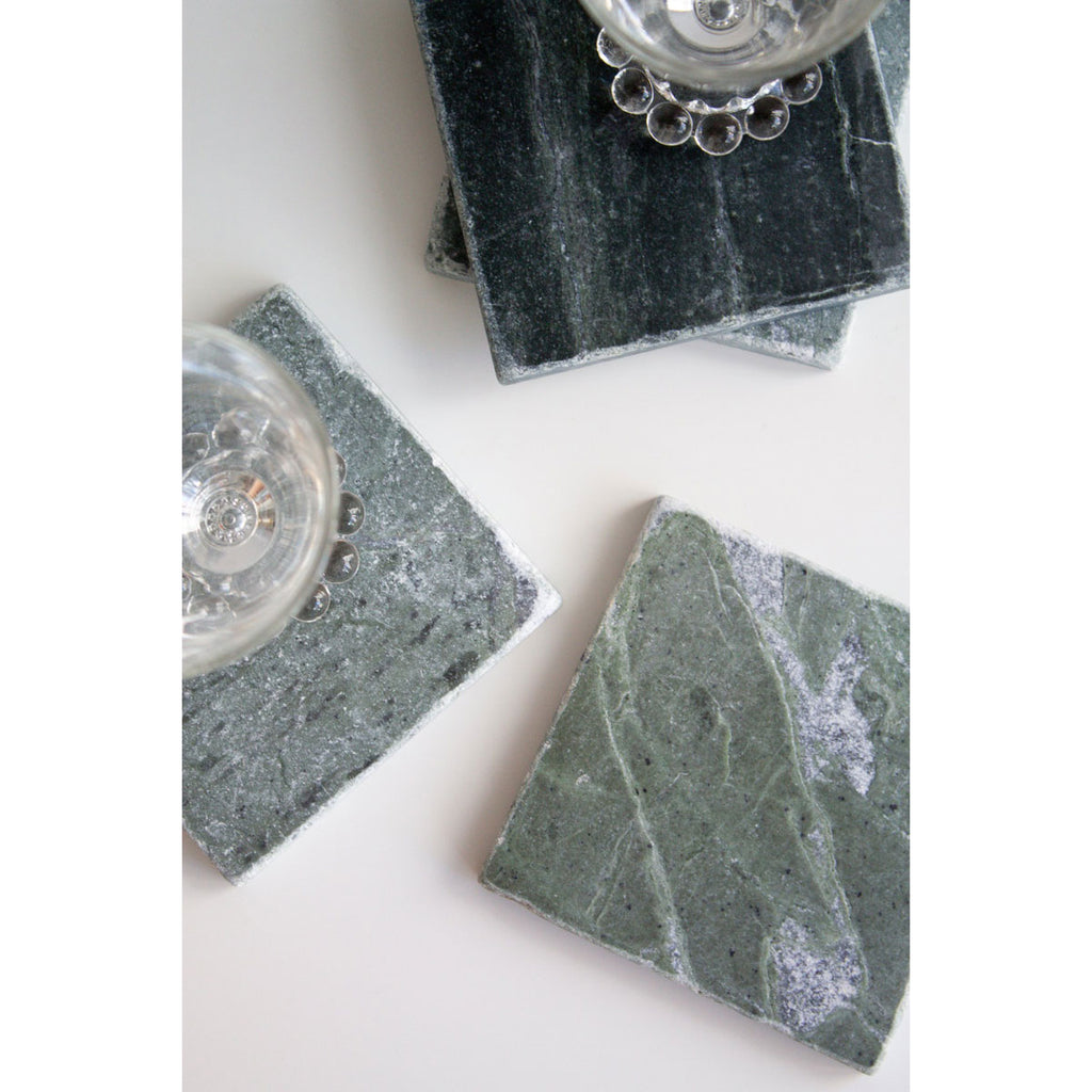 Marble Coasters, Set of Four