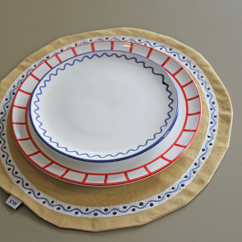 Fence Large Dinner Plate